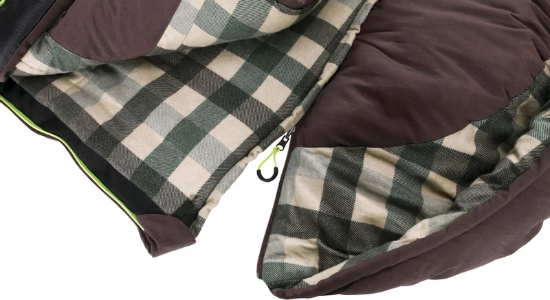 Outwell Camper Supreme Slaapzak - Roodbruin 4 Outwell Camper Supreme Slaapzak - Roodbruin - Afbeelding 2