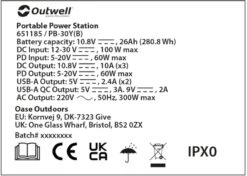Outwell Akira 300 Power Station Draagbare Lithiumaccu -Buitenwinkel 1070 1900 9f7df4ed c5db 4795 9fdb 697116fe000d 1280x960