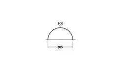 Easy Camp Comet 200 Koepeltent - 2 Personen -Buitenwinkel 120338 comet 200 drawing other4