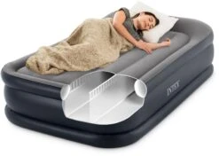 Intex Deluxe Pillow Rest Raised Luchtbed - Eenpersoons - Ingebouwde Elektrische Pomp -Buitenwinkel 1320 1900 64132 inuse 2020 300