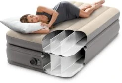 Intex Prime Comfort Luchtbed - Eenpersoons - Ingebouwde Elektrische Pomp -Buitenwinkel 1320 1900 64162 inuse 2023 300