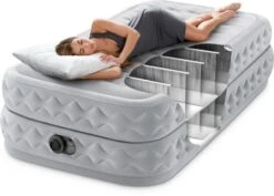 Intex Supreme Air Flow Luchtbed - Eenpersoons - Ingebouwde Elektrische Pomp -Buitenwinkel 1320 1900 64488 inuse 2023 300
