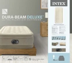 Intex Ultra Plush Luchtbed - Eenpersoons - Ingebouwde Elektrische Pomp -Buitenwinkel 1663 1900 64426nd pkg 2023 300