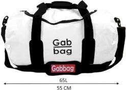 Gabbag Travel M 65L Waterdichte Tas - Wit 7 Gabbag Travel M 65L Waterdichte Tas - Wit -Buitenwinkel 4 0jgr410 000 resultaat