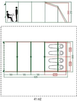 Coleman Meadowood 4L Tunneltent - 4 Persoons -Buitenwinkel 614 1200 meadowood 4l 5 1