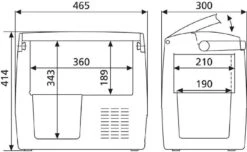 Dometic CoolFreeze CDF 18 Autokoelbox - 18L 13 Dometic CoolFreeze CDF 18 Autokoelbox - 18L -Buitenwinkel 737 1200 900 900 dometic coolfreeze cdf 18 7