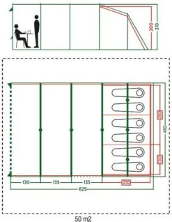 Coleman Vail Long Tunneltent - 6 Persoons 9 Coleman Vail Long Tunneltent - 6 Persoons -Buitenwinkel 972 1900 coleman vail long tunneltent 6 persoons 2