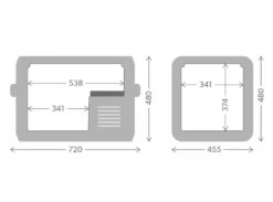 Dometic CFX3 55IM Compressor Koelbox - 53 Liter -Buitenwinkel cfx3 55im
