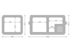 Dometic CFX3 75 Beschermhoes -Buitenwinkel cfx3 75